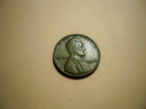 1944 Penny Grano "L" in Liberty Rim Errore DANNO D'INTURA RETRO DELLA MONETA - Foto 1 di 2