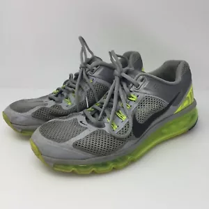 Zapatos Nike Air Max 2013 gris lobo volt estilo neón 554886-007 para hombre talla EE. UU. 8 - Imagen 1 de 12