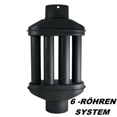 UZMAN Intercambiador de calor de tubo de combustión de 130 mm para chimenea revestimiento de humo radiador quemador de leña