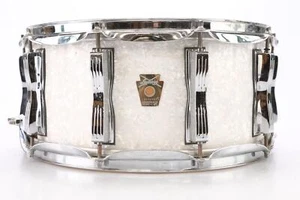 Ludwig Keystone Insignia Blanca Perla Marina 14x6.5 Redoblante Dennis Arenque #49258 - Imagen 1 de 18