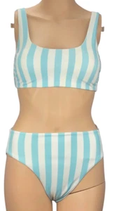 VICTORIAS SECRET SWIM SUIT SET BIKINI TOP SMALL + HIGH WAIST BIKINI BOTTOM SMALL - Picture 1 of 4
