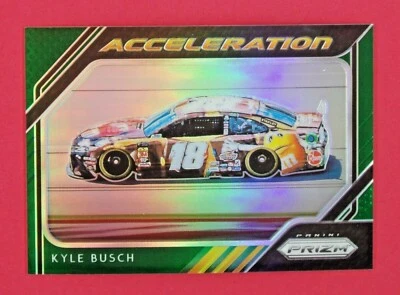 2019 Panini Prizm Kyle Busch ACC 29/99 Prizms Green Holo #53  - Image 1 of 2