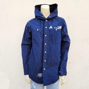 AAPE by A Bathing Ape Somewhere in the Ape Universe Jacket Blue Green Size Small - Picture 1 of 11