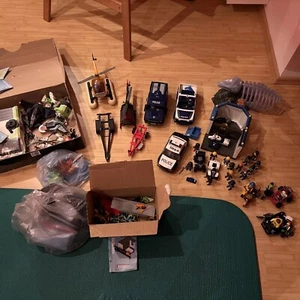 Playmobil Konglomerat Polizei Super4 Fahrzeug Hubschrauber - Bild 1 von 10