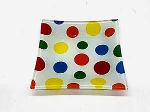 Baratija de vidrio a lunares multicolor 4" - Imagen 1 de 5