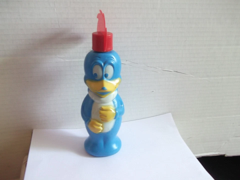 Vintage 7.5”, Cartoon"Woody Woodpecker",US  SOAKY Bubble Bath Bottle 1968,M- - Image 1 of 1