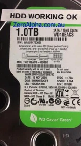 WD10EACS-00D6B1 Western Digital, DCM: HHNNHT2CFB, 15 NOV 2008 Data Recovery - Bild 1 von 1