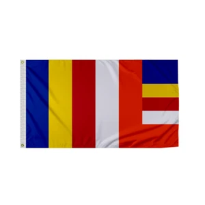 Promo Patriot's Buddhist Flag - Multi Variation - Display Your Faith - Picture 1 of 14