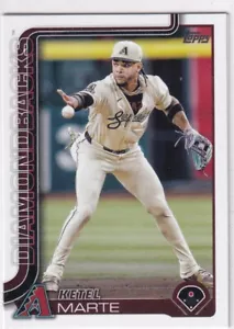 2025 Topps MLB Baseball Series 1 No. 128 Ketel Marte Diamondbacks - Bild 1 von 2
