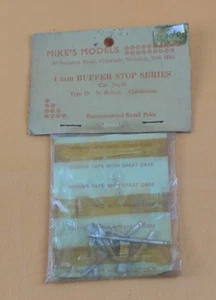Mikes Models No. 86 4mm Buffer Stop Series Type D N British Caledonian - Bagged - Picture 1 of 2