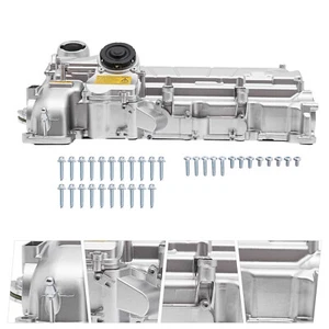 Aluminum Valve Cover Kit For 2012-2018 BMW N20 320i 328i 528i X3 X5 X1 Z4 2.0L - Foto 1 di 15