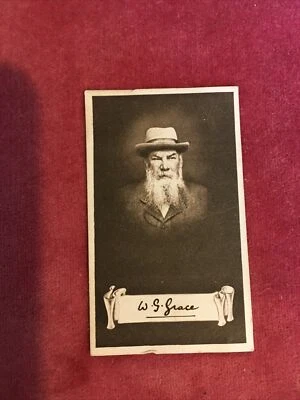 SARONY standard CELEBRITIES & AUTOGRAPHS cigarette card 1923 - #62 WG Grace - Image 1 of 2