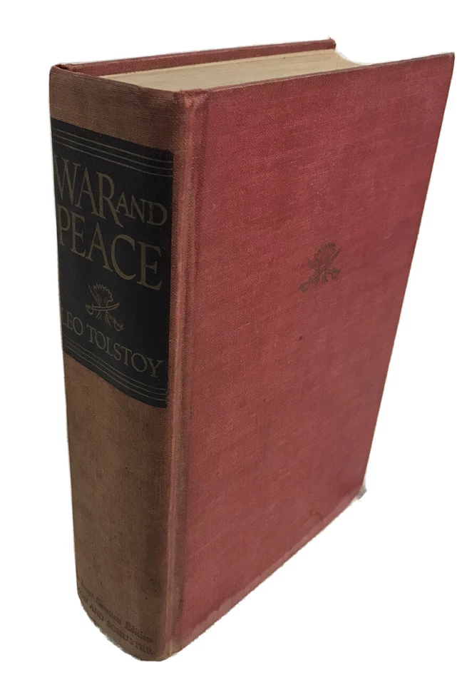 War and Peace Inner Sanctum Edition 1942 First Edition Leo Tolstoy HC - Image 1 of 4