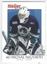 2006-07 Plymouth Whalers (OHL) Michal Neuvirth (goalie)