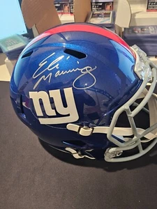 Eli Manning Full Size Replica Autographed Helmet New York Giants Fanatics Riddel - Picture 1 of 5