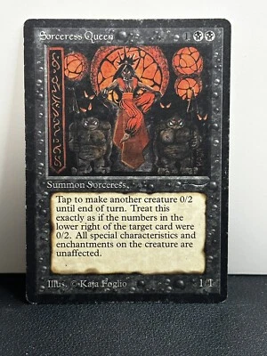 MTG Sorceress Queen Arabian Nights - Image 1 of 2