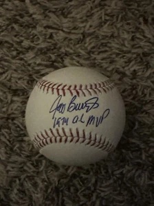 JEFF BURROUGHS AUTOGRAPHED BASEBALL 1974 AL MVP - Picture 1 of 1