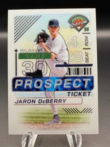 2024 Panini Prospect Edition - Jaron DeBerry Chrome #113 Brewers - Picture 1 of 2