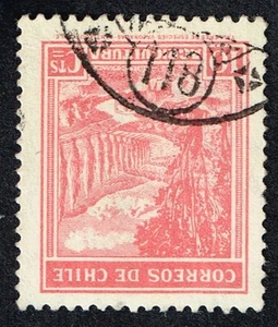 CHILE STAMP RPO RAILWAY CANCEL AMBULANCIA # 118 - Picture 1 of 1
