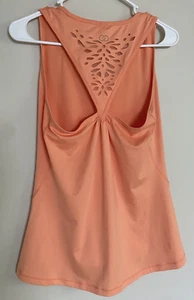 Womens sz S Calia Carrie Underwood Stretch Orange Racerback Tank Top - Picture 1 of 5