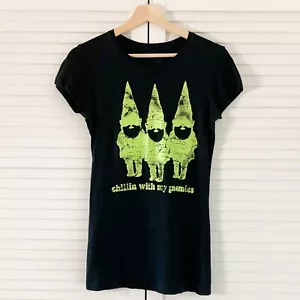 David & Goliath T-Shirt Size Small Black Chillin With My Gnomies Graphic Print - Picture 1 of 14