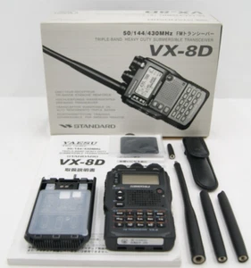 YAESU STANDARD VX-8D 50/144/430MHz wasserdichter Transceiver + extra Top Zustand - Bild 1 von 20