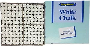 Stephens Tapered White Chalk Sticks Pack of 144 RS522553 - Picture 1 of 3