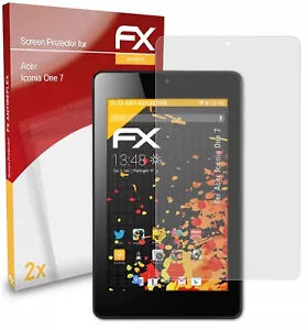 atFoliX 2x Screen Protection Film for Acer Iconia One 7 matt&shockproof - Picture 1 of 9