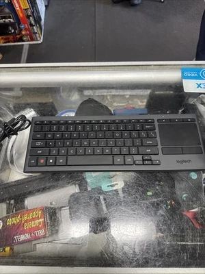 Logitech K830 Illuminated Living-Room Keyboard with Built-in Touchpad - Image 1 of 4