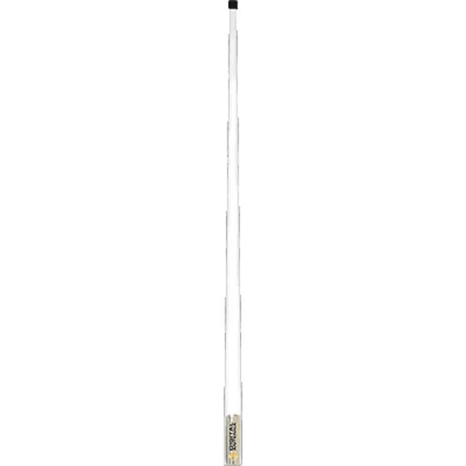 Monopole 8' Length 6dB Threaded Mount Stainless Steel Ferrule VHF Radio Antenna - Image 1 of 1