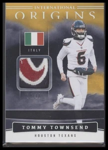 2025 Panini Origins Tommy Townsend #IO-TTD Intl Origins Gold SN,MEM #/10 - Bild 1 von 2