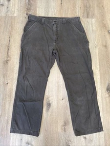 Carhartt Force Relaxed Fit Mens Size 38 x 30 Olive Gray RN# 14806 Work Pants - Picture 1 of 11
