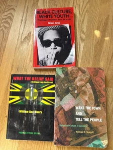 Black Culture, White Youth JA UK Book lot Reggae Dancehall DeeJay Critique - Imagen 1 de 3