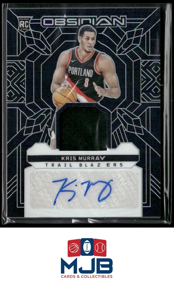 2023-24 Panini Obsidian Kris Murray Rookie Jersey Ink #96/99 Auto #RJI-MUR - Image 1 of 2