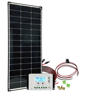 Sistema Solar 150W Controlador de Carga 30A LCD Profesional Kit de Cable basicPremium-XL Offgridtec  - Imagen 1 de 6