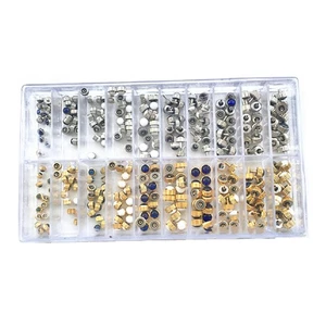 360Pack Copper Quartz Mechanical Watch Crown Assortment Watchmaker Repair Kit C - Picture 1 of 7