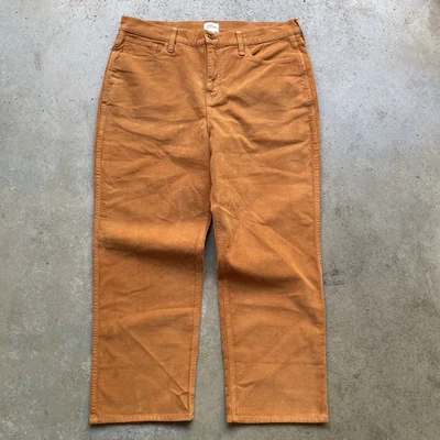 J. Crew Classic Fit Corduroy Pants Tobacco Brown Women's Size 32 Petite - Image 1 of 4