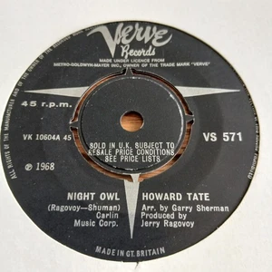 Howard Tate    -   Night Owl  -  UK  Verve   -  1968  -  Exc - Picture 1 of 2