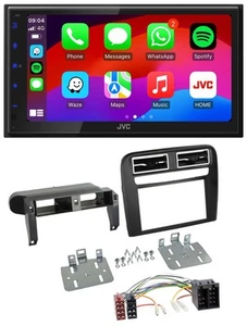 JVC Bluetooth 2DIN MP3 DAB USB Autoradio für Fiat Grande Punto 2005-2009 schwarz - Bild 1 von 9