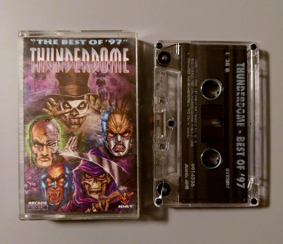 K7 CASSETTE THUNDERDOME THE BEST OF 97 HARDCORE GABBER AUDIO TAPE FR 1997 EX/VG+ - Photo 1/2