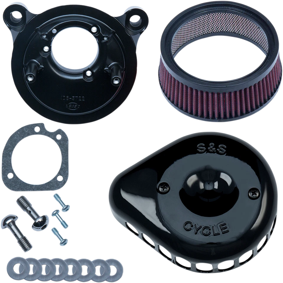 Kits de purificador de aire S & S Cycle Mini Stealth para Harley-Davidson 170-0442 Foto 1 de 1