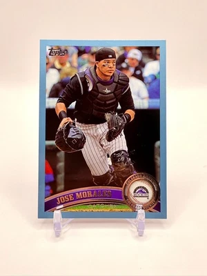 2011 Topps Update - Jose Morales - Walmart Exclusive Blue #US236 Rockies - Image 1 of 2