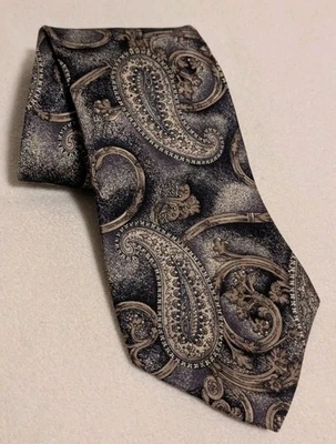 Corbata Gianfranco Ruffini para hombre 100 % seda italiana cachemira Italia T01 Foto 1 de 2