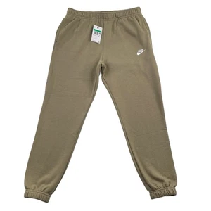Felpa Nike Sportswear Club Fleece Uomo Taglia XL Khaki Conica Joggers BV2737 - Foto 1 di 15