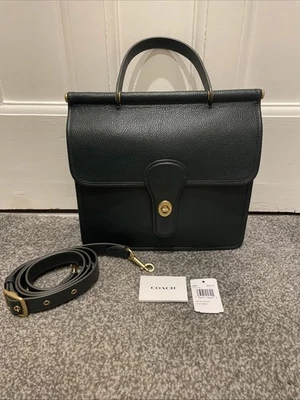 Coach Limited Edition Willis Green Leather Top Handle Bag NEW WITH TAGS - Image 1 of 4