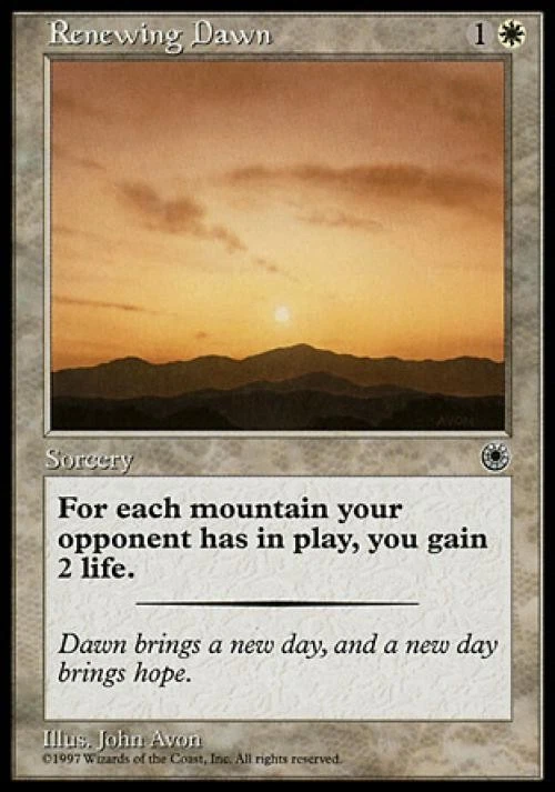 Renewing Dawn - Light Play MTG Portal - Image 1 of 1