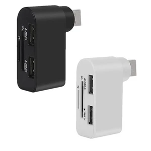 Hub USB 4 in 1 Girevole,Hub Portatile,Hub USB Portatile 180 Gradi Rotazione,2747 - Foto 1 di 7
