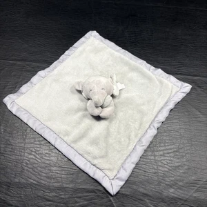 CARTER'S Plush Gray Elephant Lovey Security Blanket for Baby Satin Trim - Picture 1 of 6