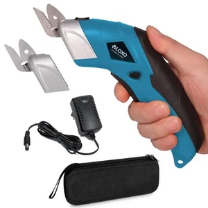 Cordless Electric Scissors with 2 Blades Rechargeable Powerful Shears Cutting... - Picture 1 of 8