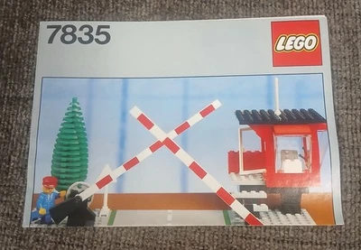 LEGO 7835 Railroad Train Crossing Instruction Original Manual Only Vtg Castle - Image 1 of 2